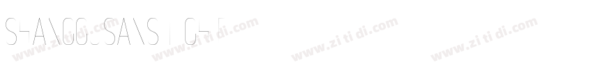 ShangguSans Light字体转换 ShangguSans Light字体转换
